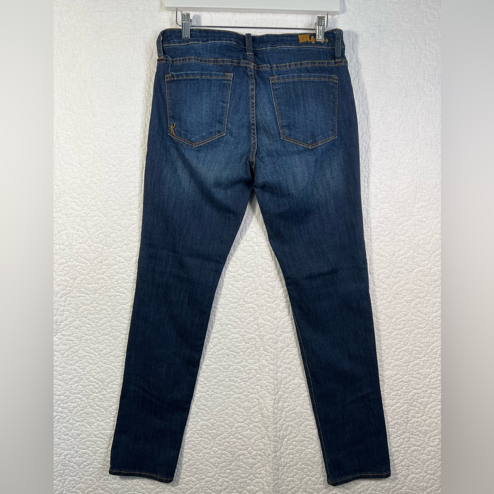 Kut from the Kloth Women Boyfriend Straight Mid rise Blue Jeans Size 6 - Picture 3 of 14